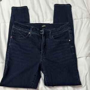 Express Dark Indigo Women's Skinny Jeans